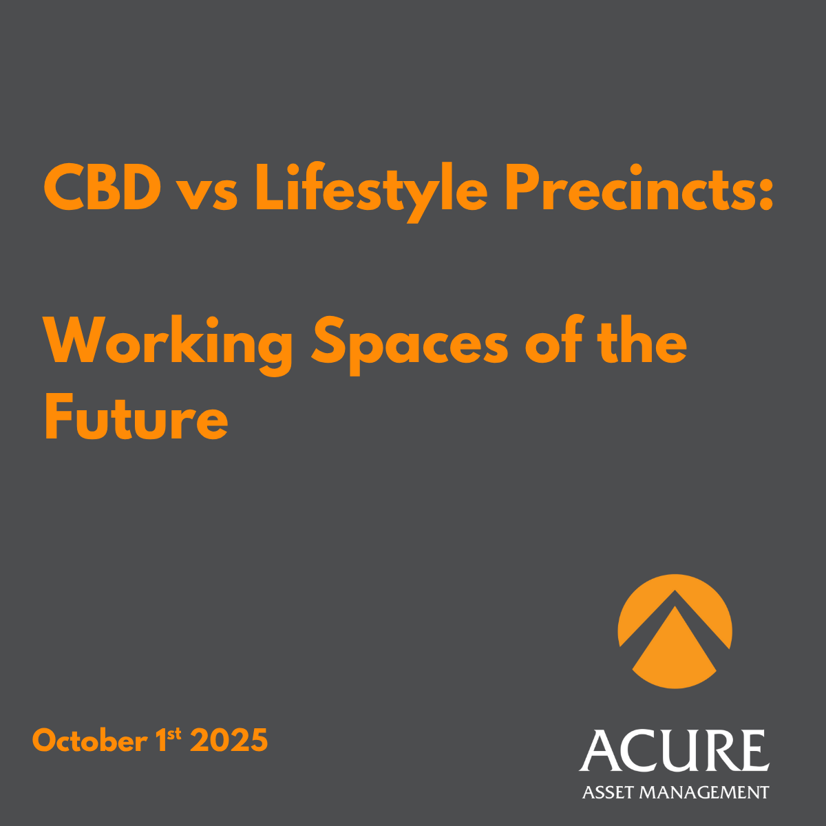 CBD vs Lifestyle Precinct – Working Spaces of the Future